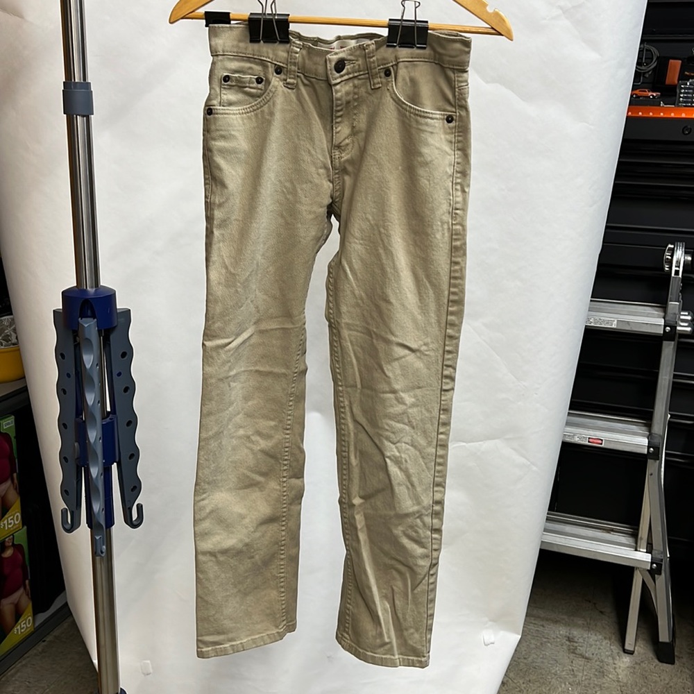 Boys tan jeans 14 reg 27x27